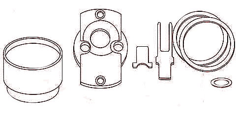 BEST IC RIM CYL ADAPTOR KIT ETDL/PDL IC LOCKS (REQUIRED) - Accessories